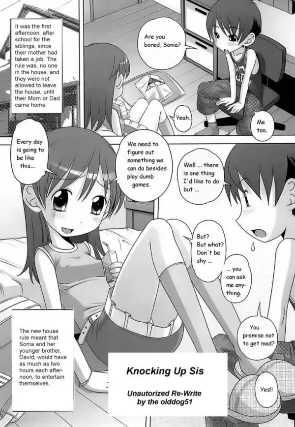Knocking Up Sis [English] [Rewrite] [olddog51]