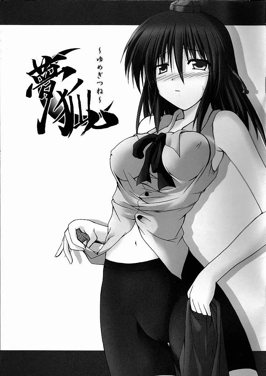 (Comic Creation 17) [Yumemigokoti, SeaFox (Mikage Baku, Kirisaki Byakko)] Yumegitsune (Touhou Project)
