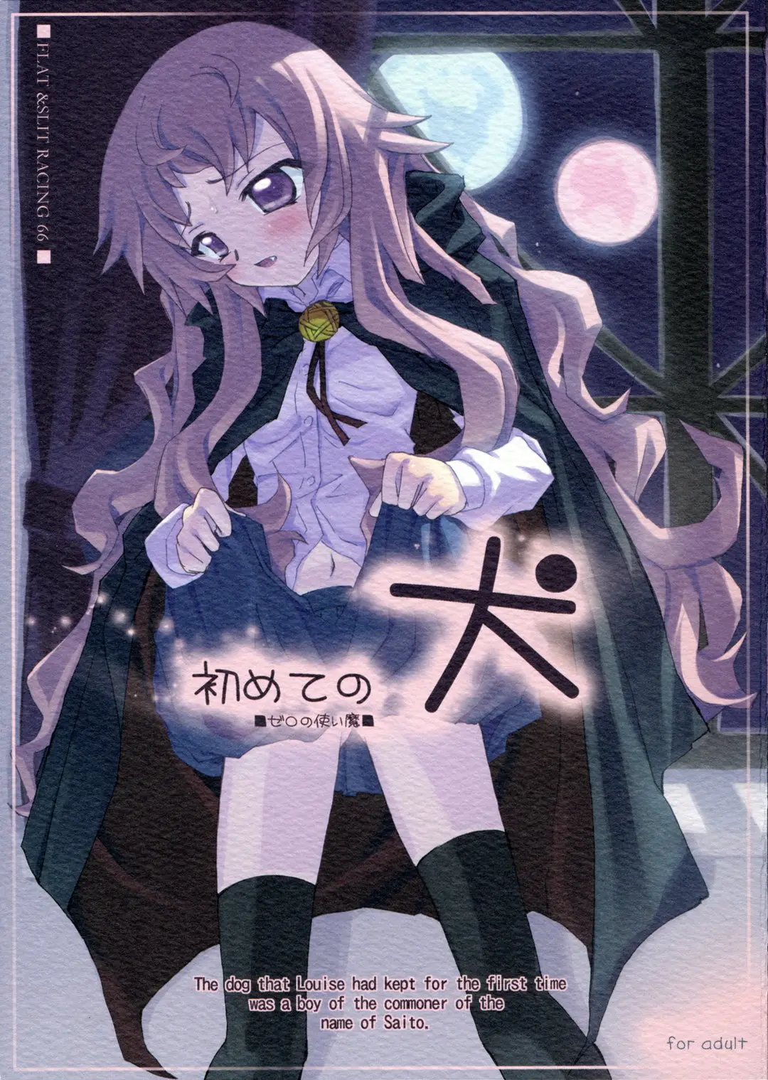 (C70) [FLAT &amp; SLIT RACING 66 (Mu Mu Munou)] Hajimete no Inu (Zero no Tsukaima)