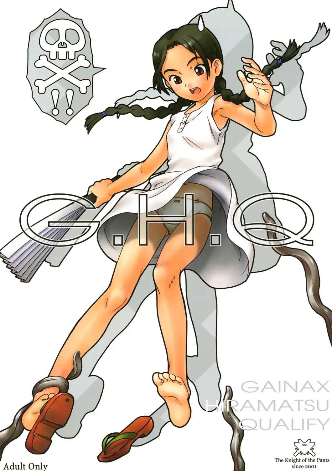 (C63) [Pantsu Kishidan (Tsuji Takeshi)] G.H.Q Gainax Hiramatsu Qualify (Abenobashi Mahou Shoutengai, FLCL)